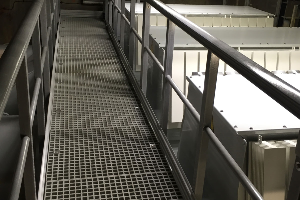 Dura Grating - mezzanine walkway